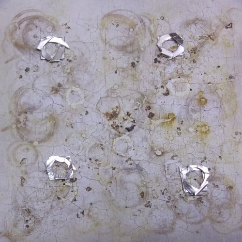Judy Larson's Argentium Silver Scrap Chain - , Contemporary Wire Jewelry, Making Chain, Chain Making , Butane Torch, Soldering, Solder, Do not melt the metal yet.